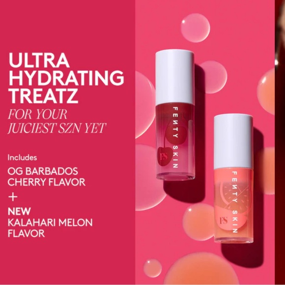 Fenty Beauty Fenty Skin Plush Puddin and Fruit Quenchers Lip Oil Four Piece Set - Picture 13 of 13